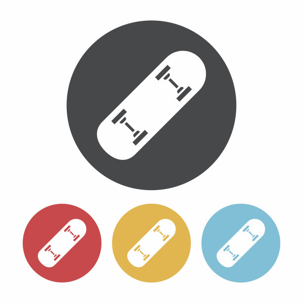 溜冰板图标图片下载