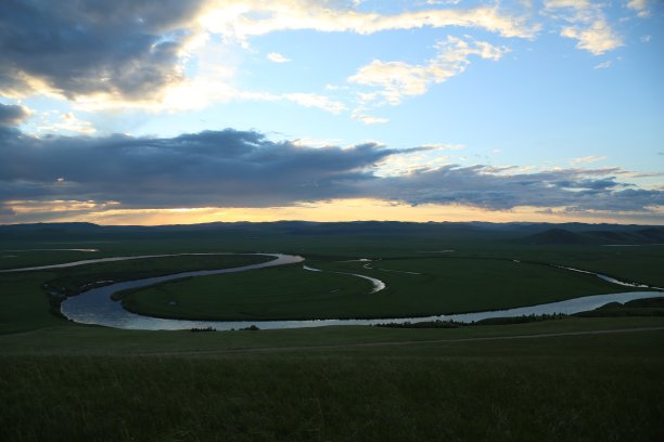 落日湖图片下载