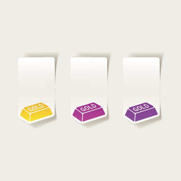 现实的设计元素。黄金黄金图片下载