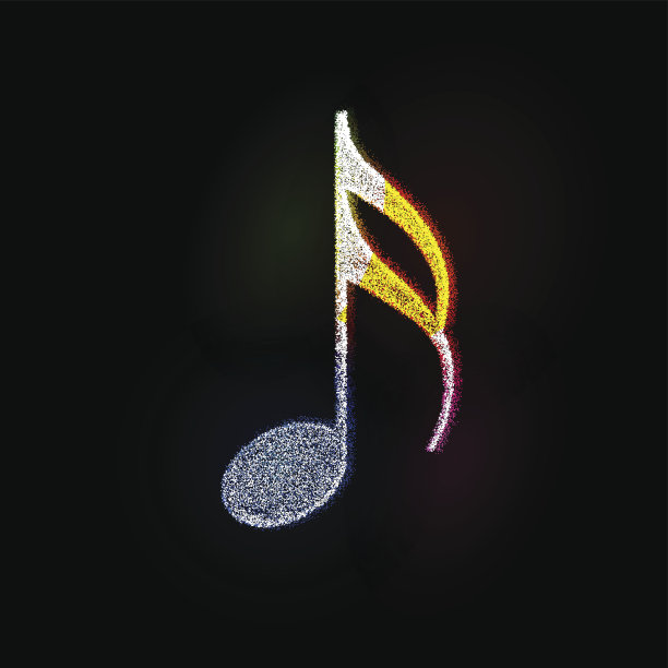 抽象音符设计图片下载