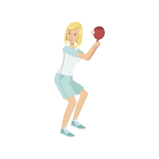 女子乒乓球图片下载