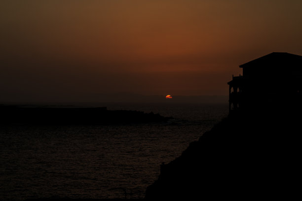 橙色的天空图片下载