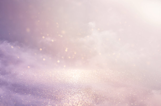 闪着复古的粉色灯光背景。de-focused图片下载