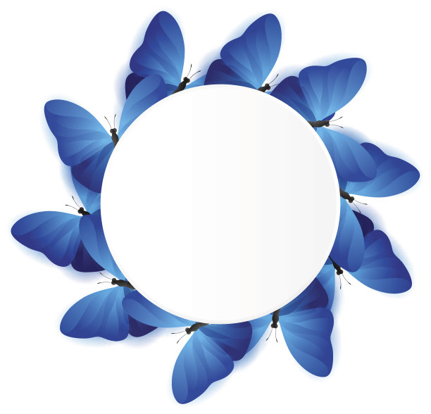 卡与蝴蝶和复制空间图片下载