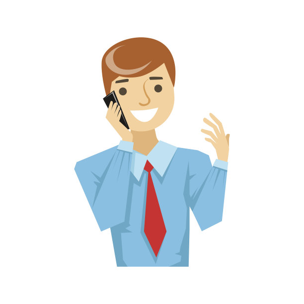 办公室职员谈论智能手机上的工作，这是人们在手机上谈话的一部分图片下载