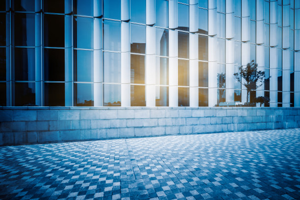 现代建筑的空旷路面图片下载