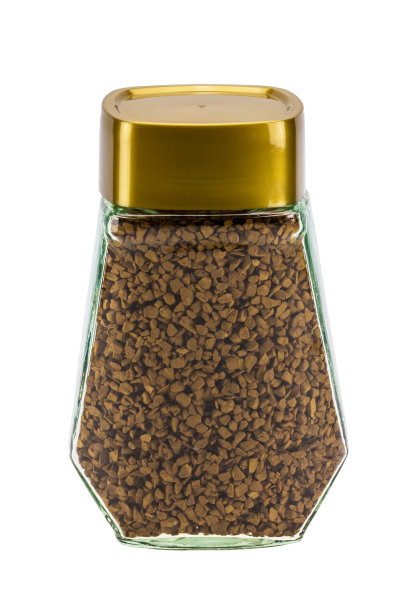 咖啡瓶包装隔离图片下载