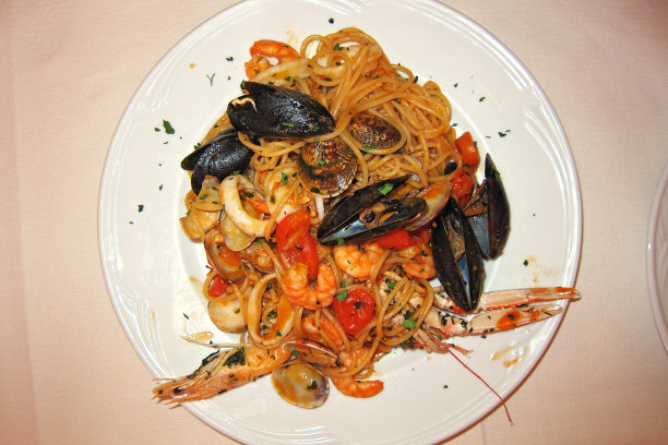 海鲜意大利面图片下载