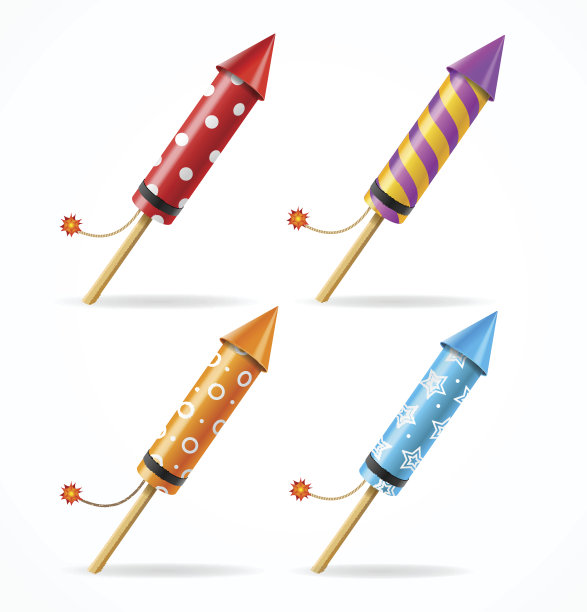 爆竹矢量图素材ID：157421596