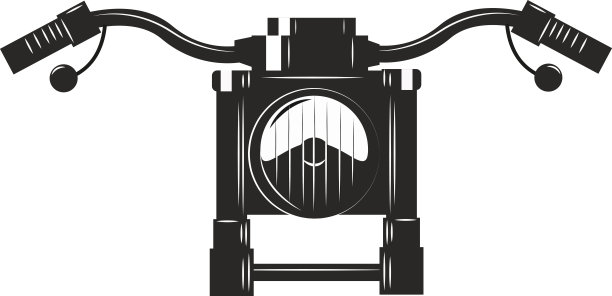 黑色经典自行车剪影运输功率矢量插图图片下载