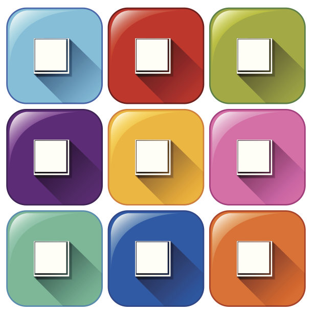 带全屏按钮的圆形图标图片下载