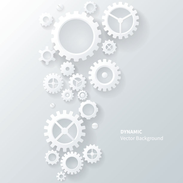 现代抽象工业齿轮背景图片下载