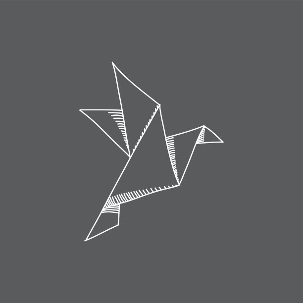 纸鹤插图图片下载