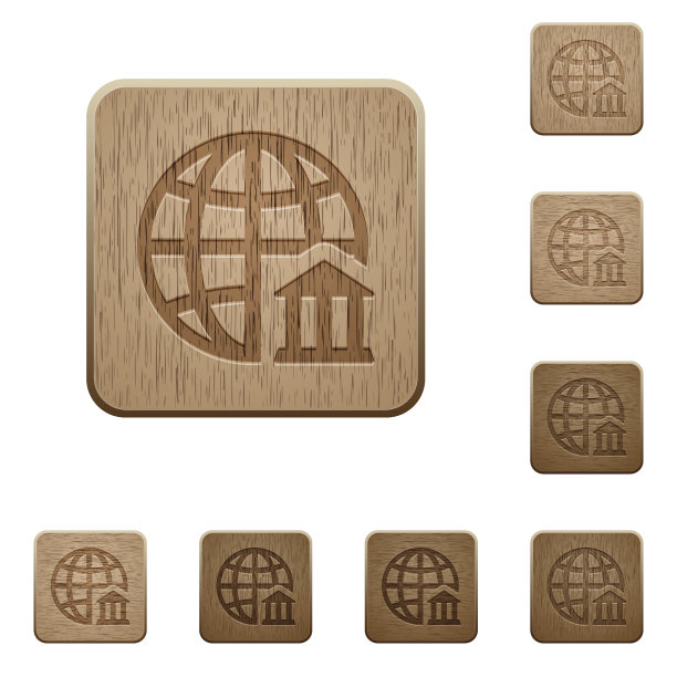 网上银行木质按钮图片下载