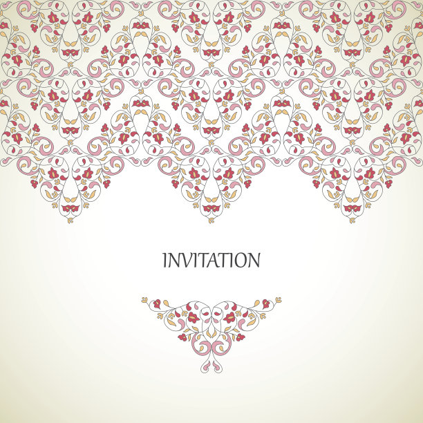 向量装饰框。设计模板的优雅元素。图片下载