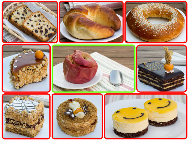 烤苹果和蛋糕图片下载