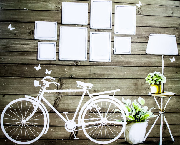 古董自行车图片下载