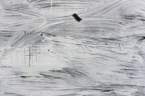 白漆，玻璃上有污渍图片下载