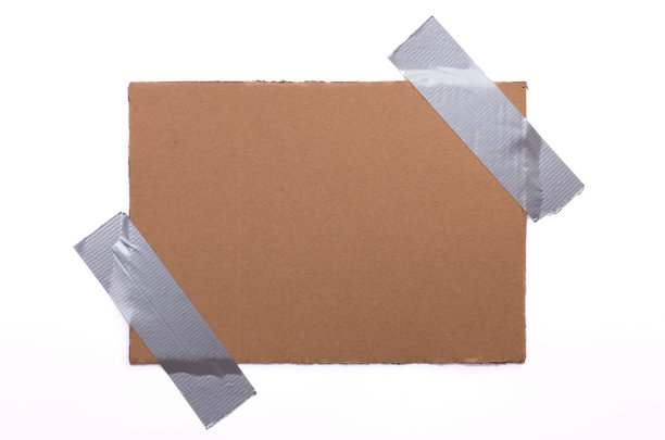 带布基胶带的纸板图片下载