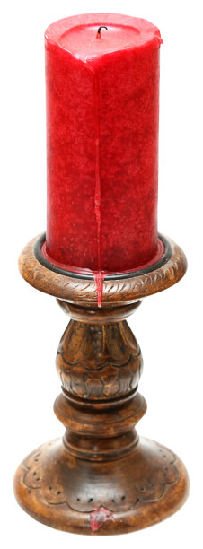 勃艮第蜡烛烛台图片下载