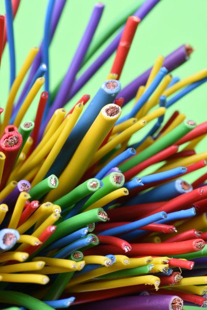 彩色电缆组图片下载