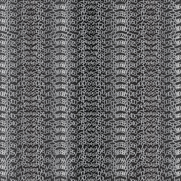 矩阵概念黑白背景与数字屏幕。图片下载