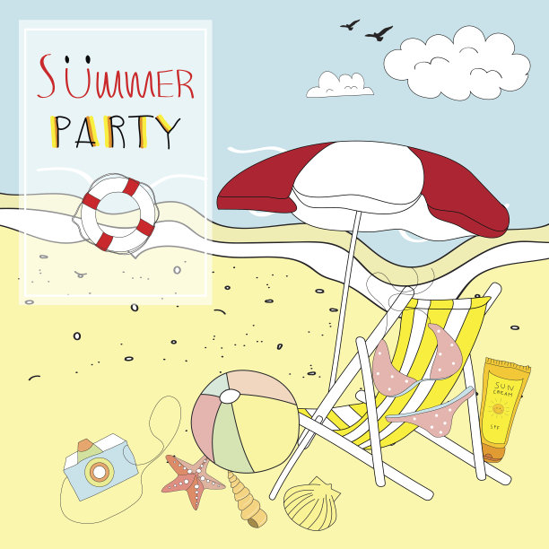 浅粉蓝色的收集横幅，传单，海报和Pos图片下载