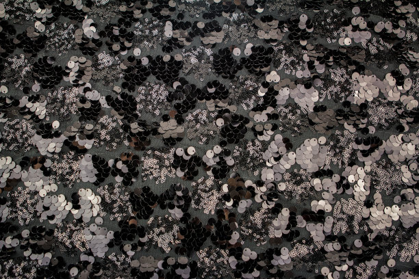 黑色纹理与黑色亮片图片下载
