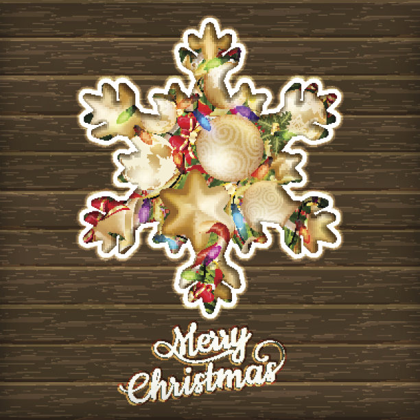 带小装饰品的圣诞卡。每股收益10图片下载