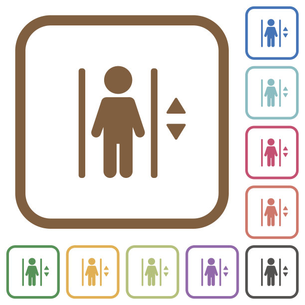 电梯简单的图标图片下载