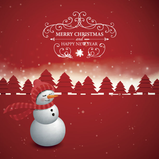 矢量圣诞贺卡图片下载