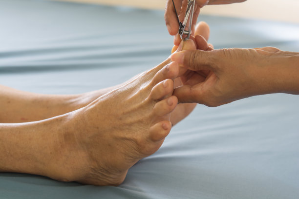 美甲脚老女人图片下载