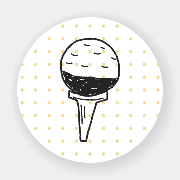 高尔夫涂鸦图片下载