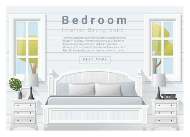 室内设计卧室背景9图片下载