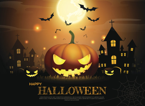 万圣节矢量图素材ID：157508524