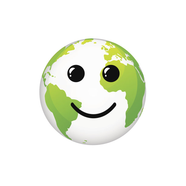 世界笑脸标志和生态友好标志图片下载