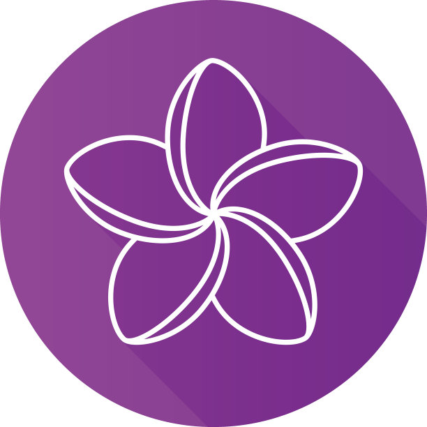 水疗沙龙鸡蛋花图标图片下载