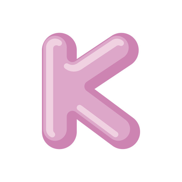 字母K糖果字体。焦糖字母表。棒棒糖刻字。甜蜜的ABC的迹象图片下载