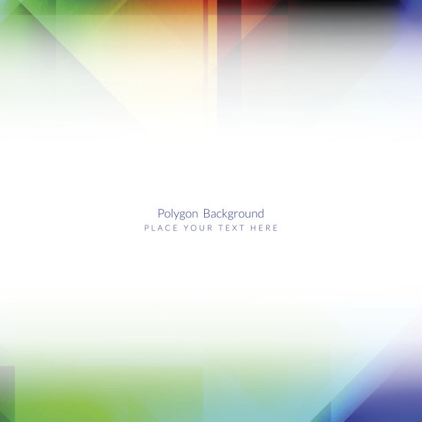 彩色的现代多边形背景设计。图片下载