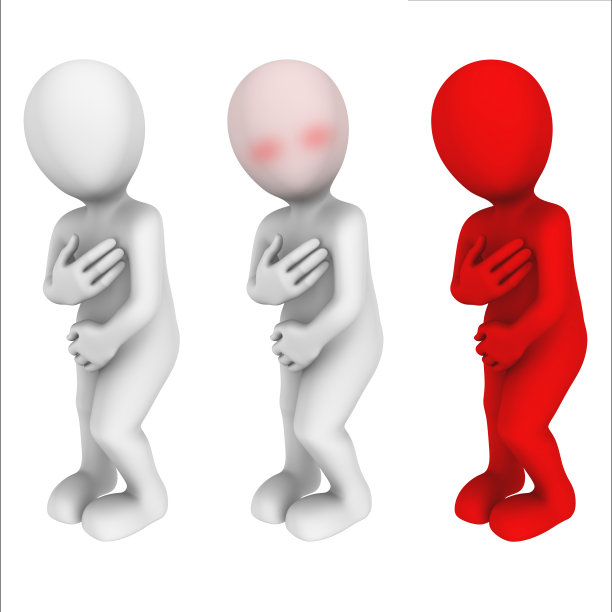 3d女人(或男人)犹豫。图片下载