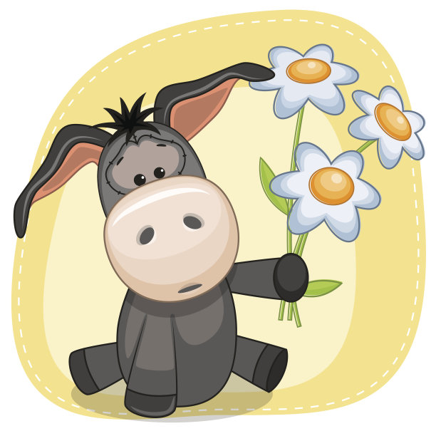 驴用鲜花图片下载