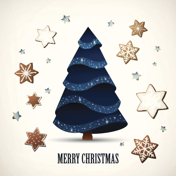 圣诞树矢量素材图片下载