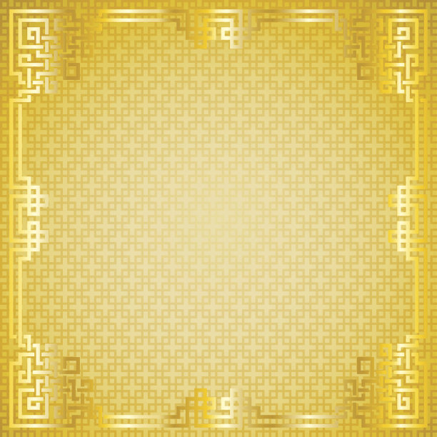 中式金框图片下载