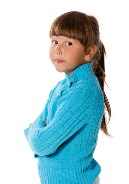 快乐微笑的女孩图片下载