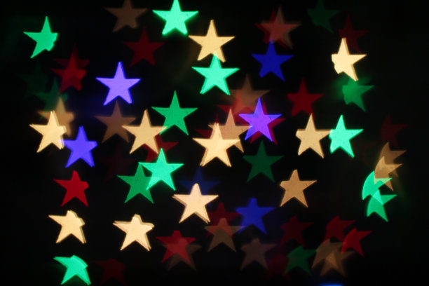 灯光背景有星星图片下载