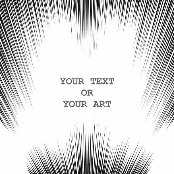 漫画书速度线模板图片下载