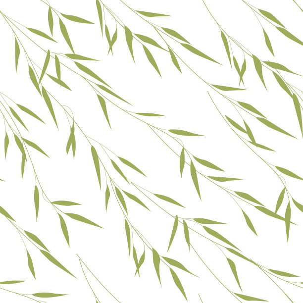 竹叶无缝图案图片下载