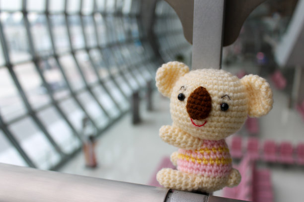 树袋熊Amigurumi -手工钩针树袋熊娃娃。图片下载