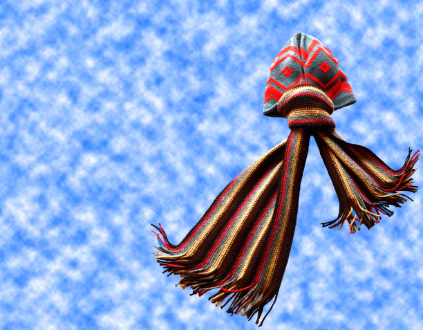 一个飞行的八爪鱼的抽象照片图片下载