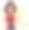 年轻的卡通女商人穿着办公室的衣服显示OK手势。图片下载